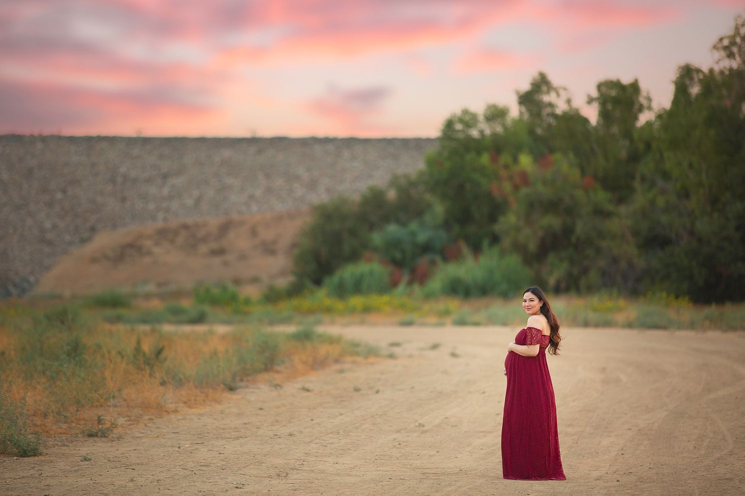Brea-maternity-sunset-photography