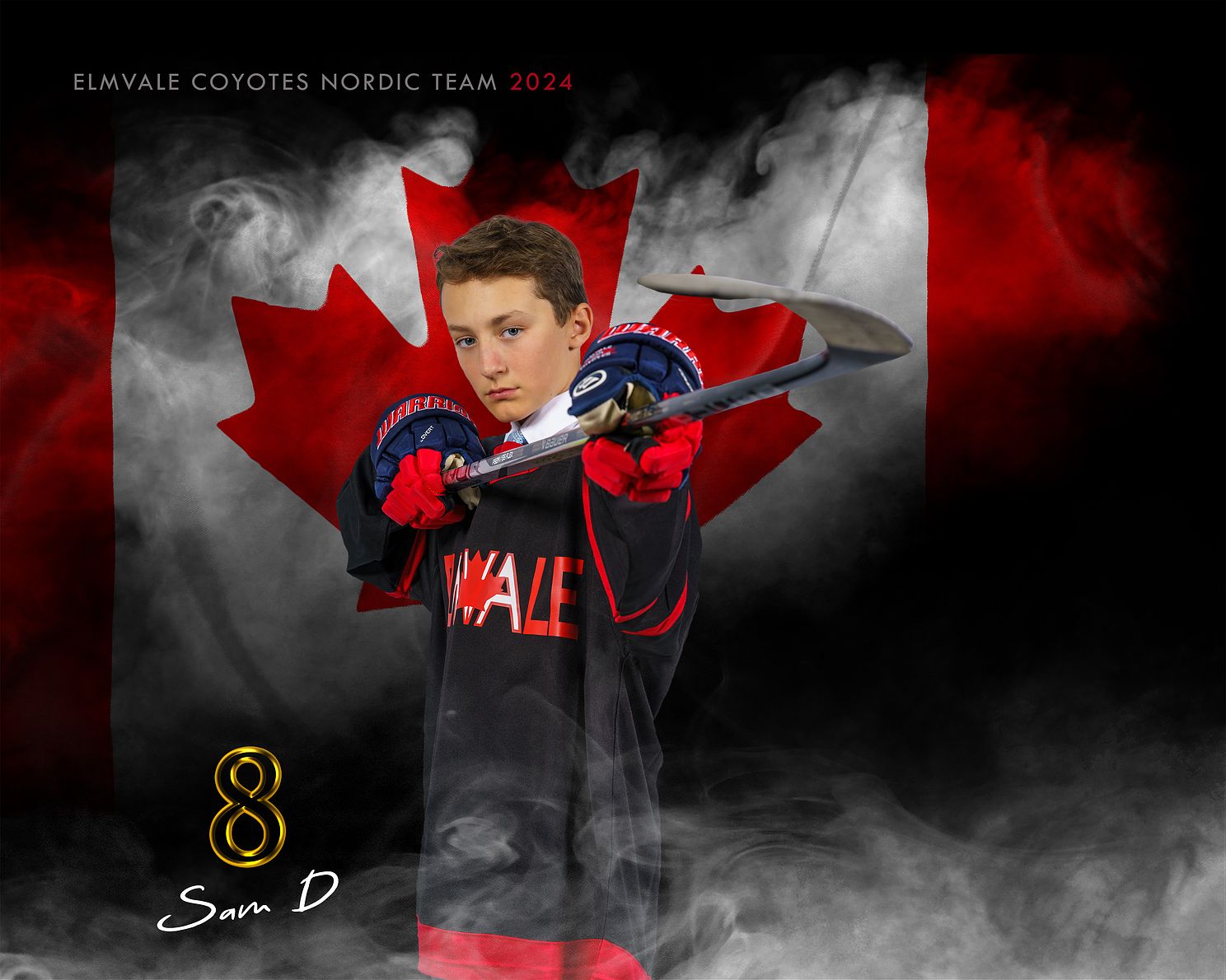 Smoky Canadian Flag Sam Djpg