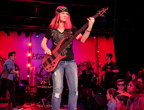 Concert photography featuring Project Mayhem by Akron music photographer Mara Robinson