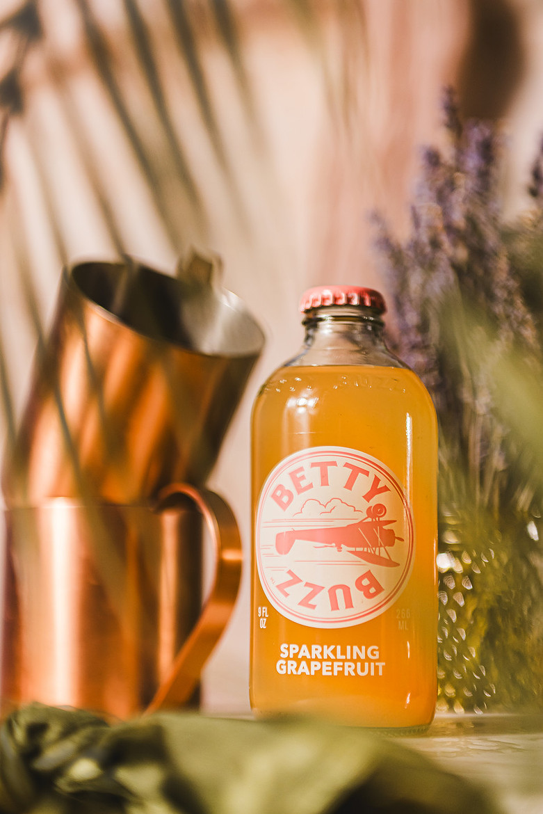 Betty Buzz mocktail by Blake Lively.  Shot by commercial photographer, ShootAnyAngle.com Media