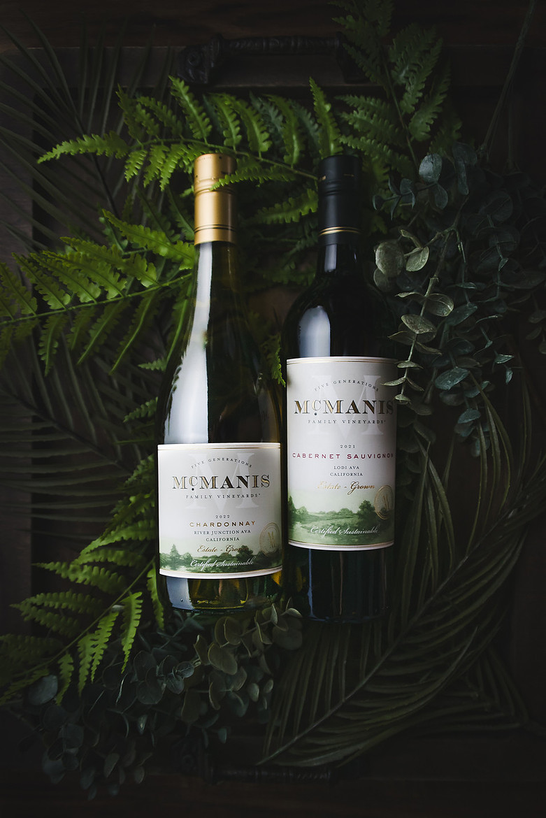 McManis Family Vineyard wines shot by ShootAnyAngle.com Media