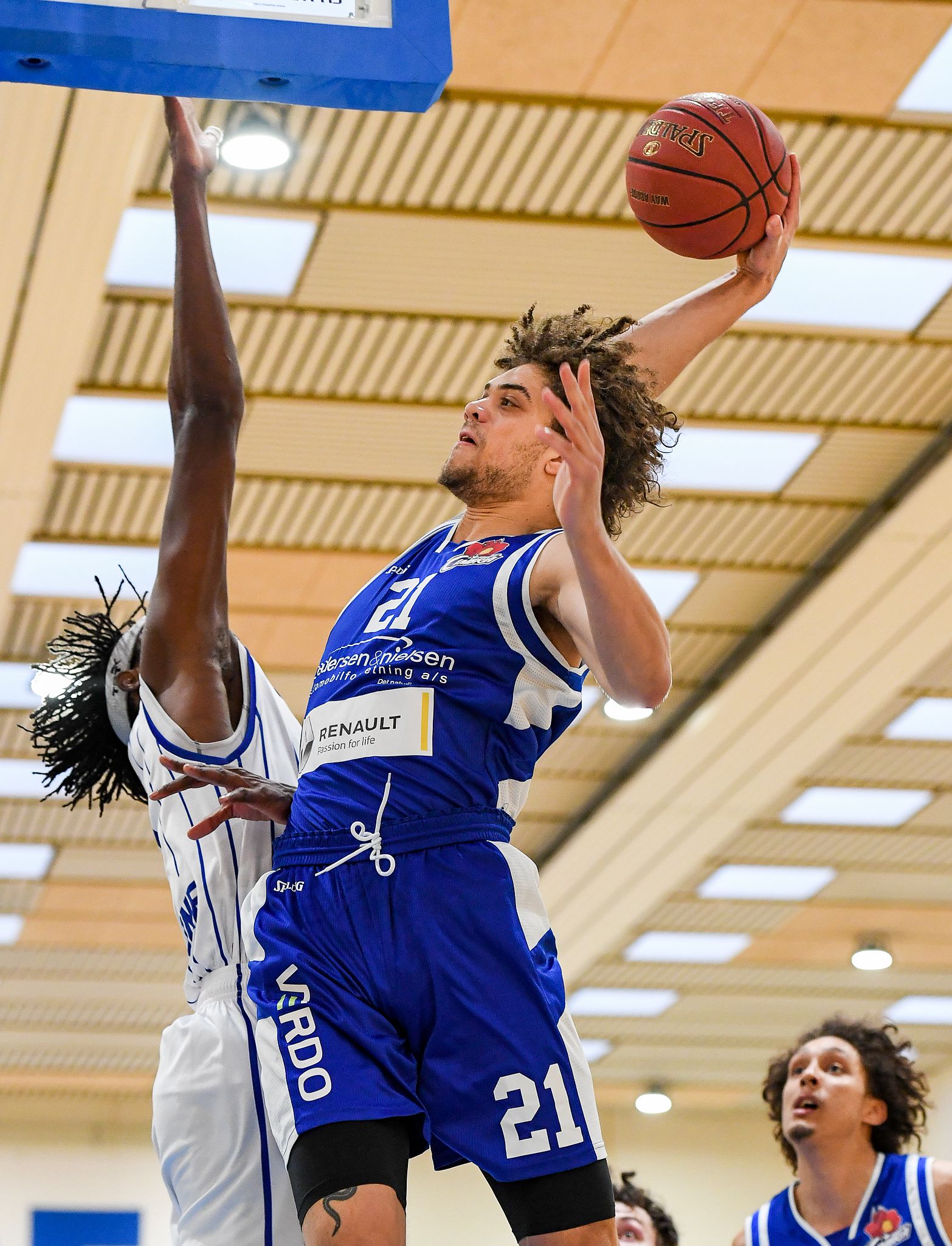 Shots from the Basketligaen game between Vrlse Blue Hawks and Randers Cimbria at Sndershallen Denmar