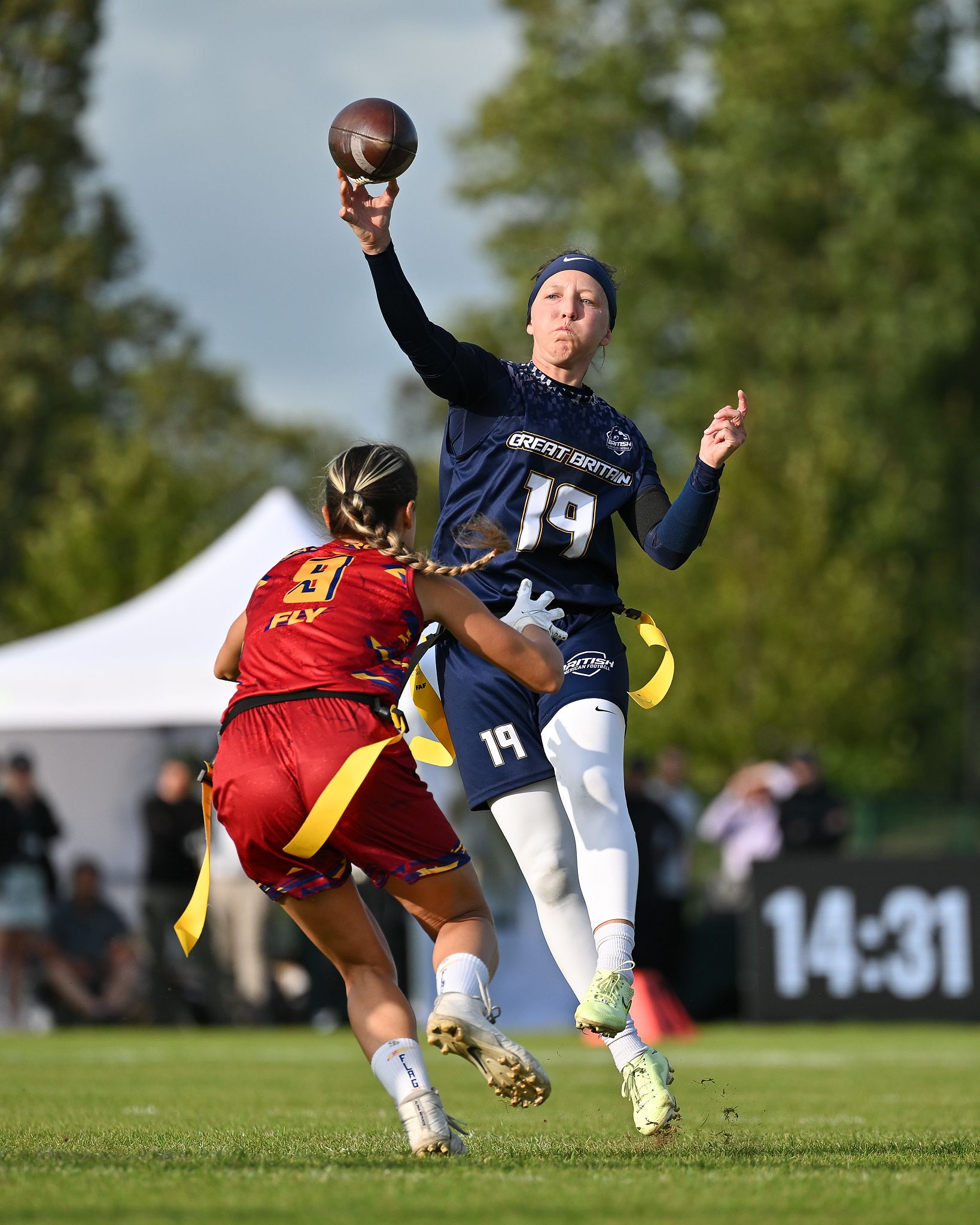 IFAF Flag EC  Womens Gold Spain vs Great Britain 