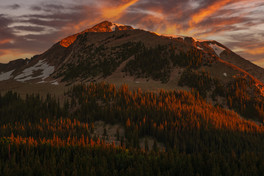 Sunset at East Beckwith Mountain