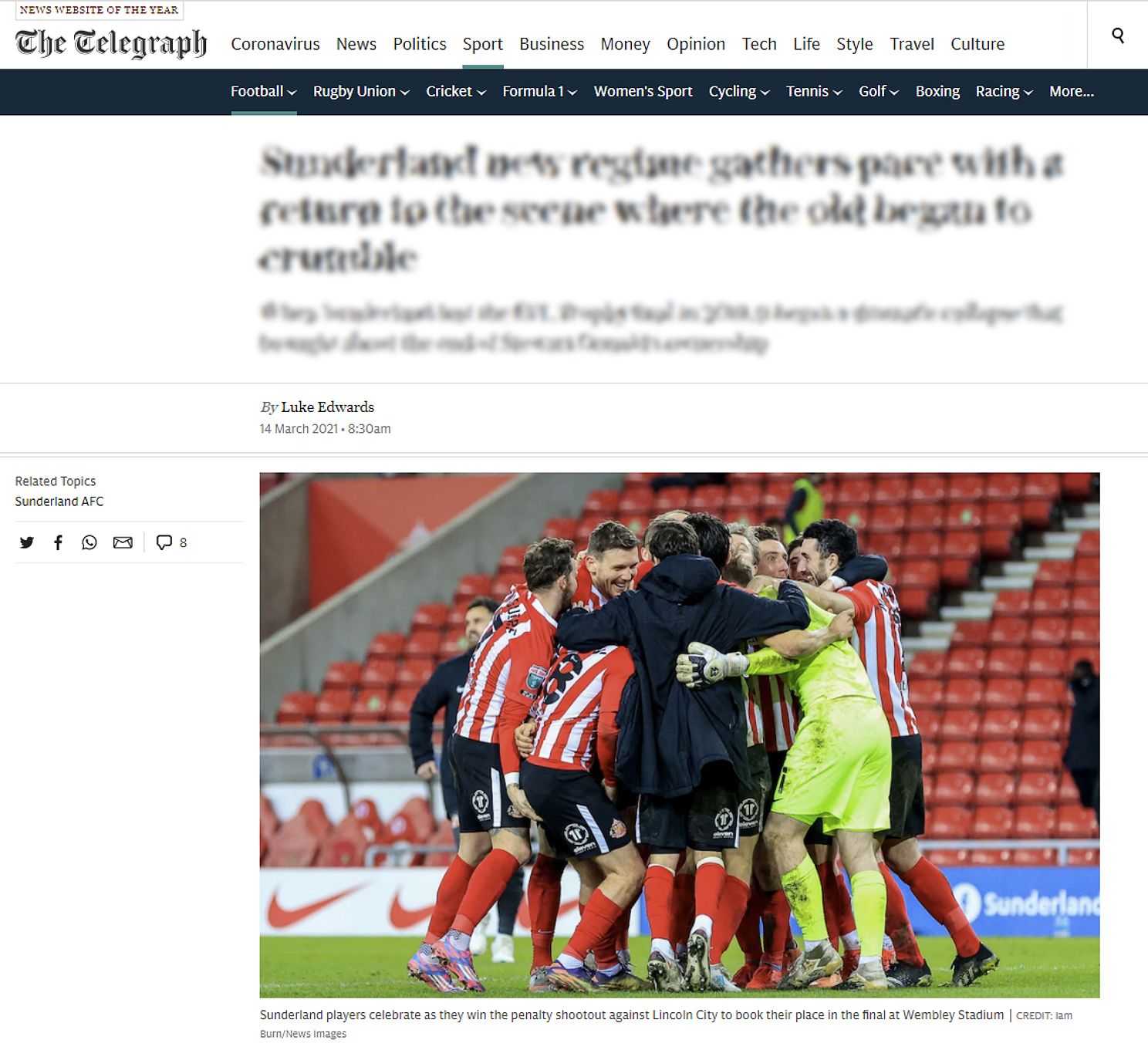 Sunderland  Telegraph Online
