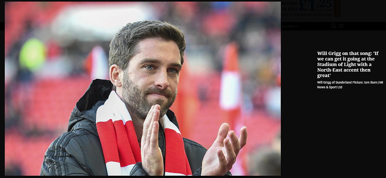 Will Grigg Northern Echo