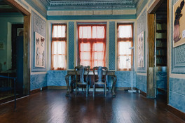 Historic room interior at the Folklore Museum of Xanthi in northern Greece