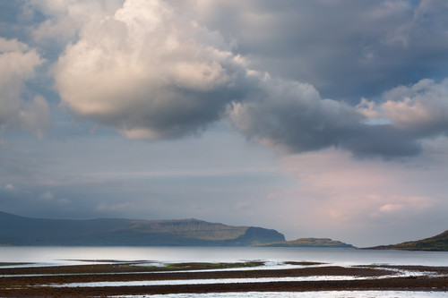 The Gribun Isle of Mull Billowing Clouds