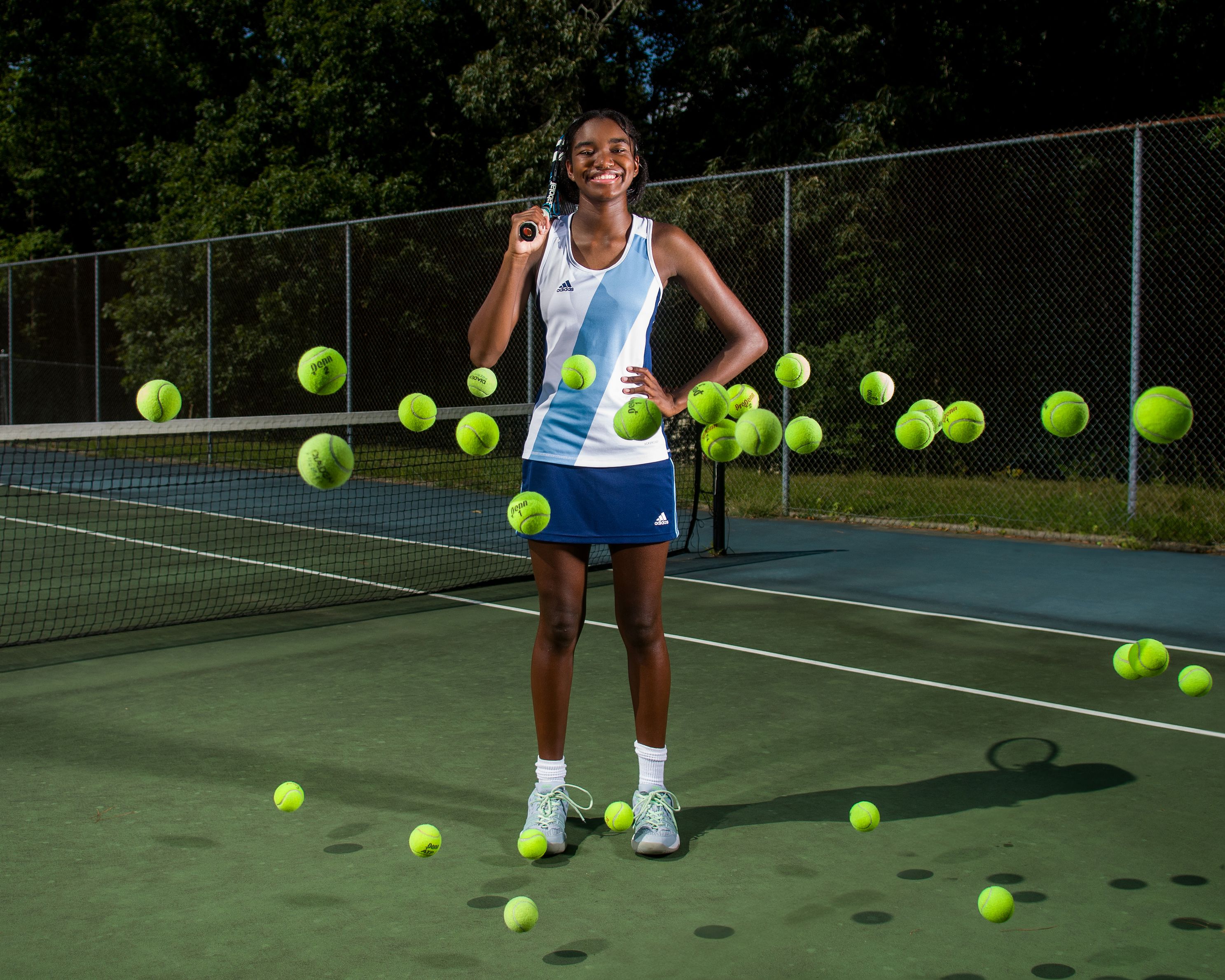 Womens Tennis Blackout Senior Session