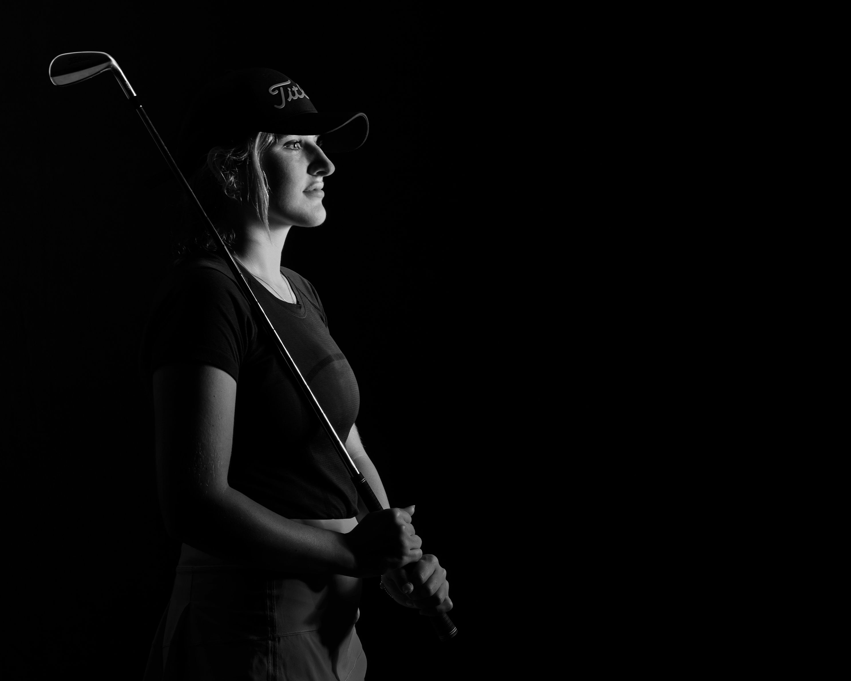 Golf Blackout Portrait Session