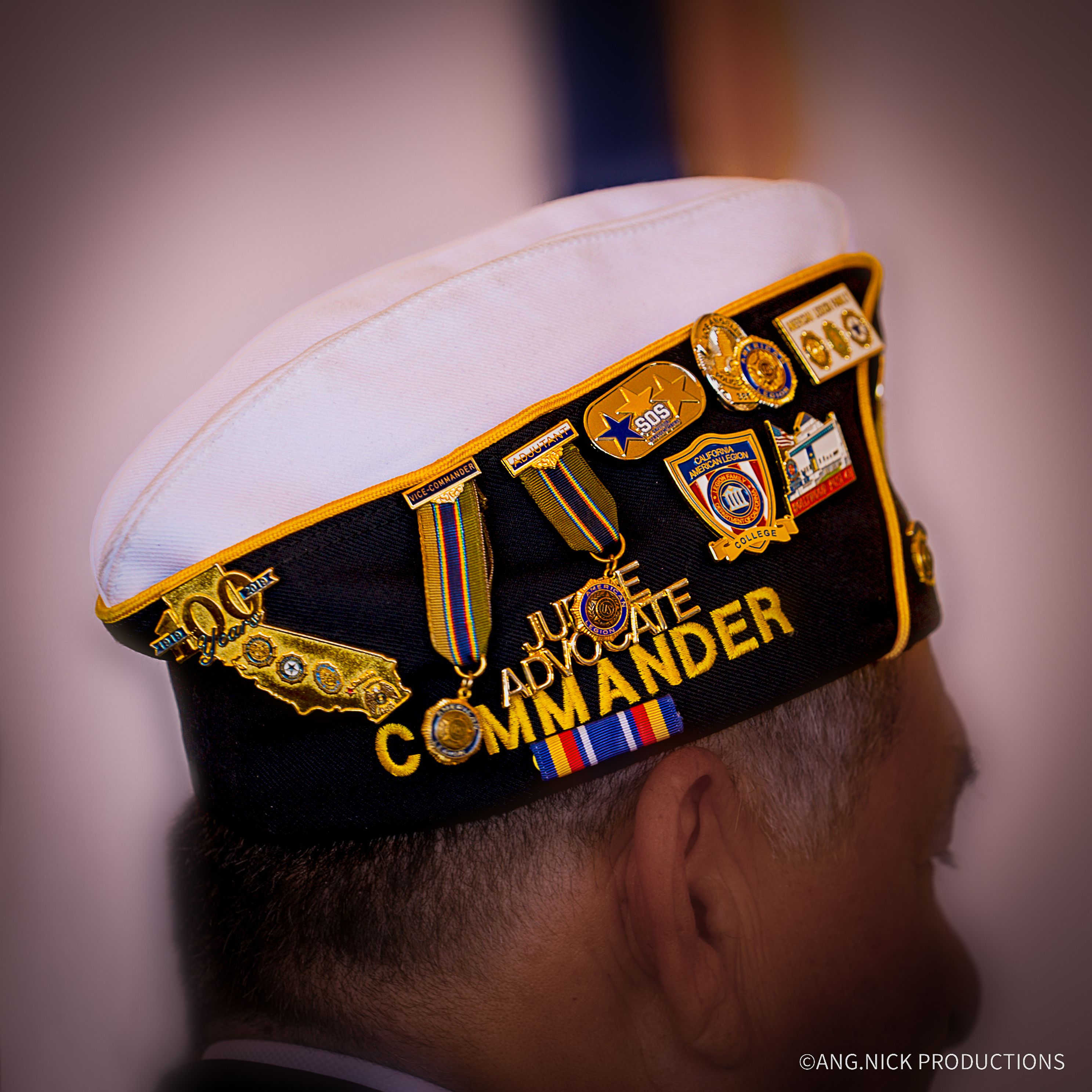 American legion Hat with emblems