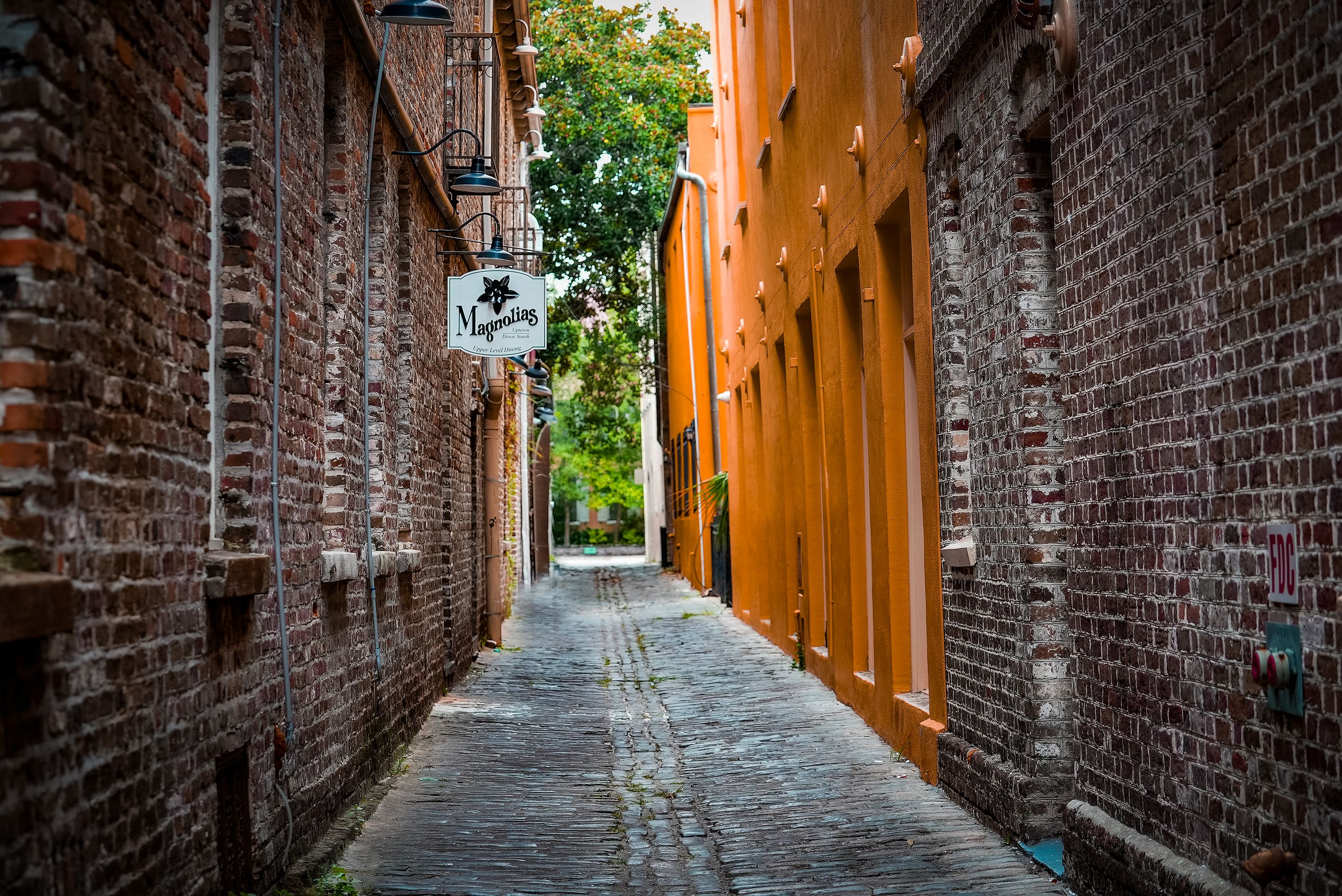 Road and architecture