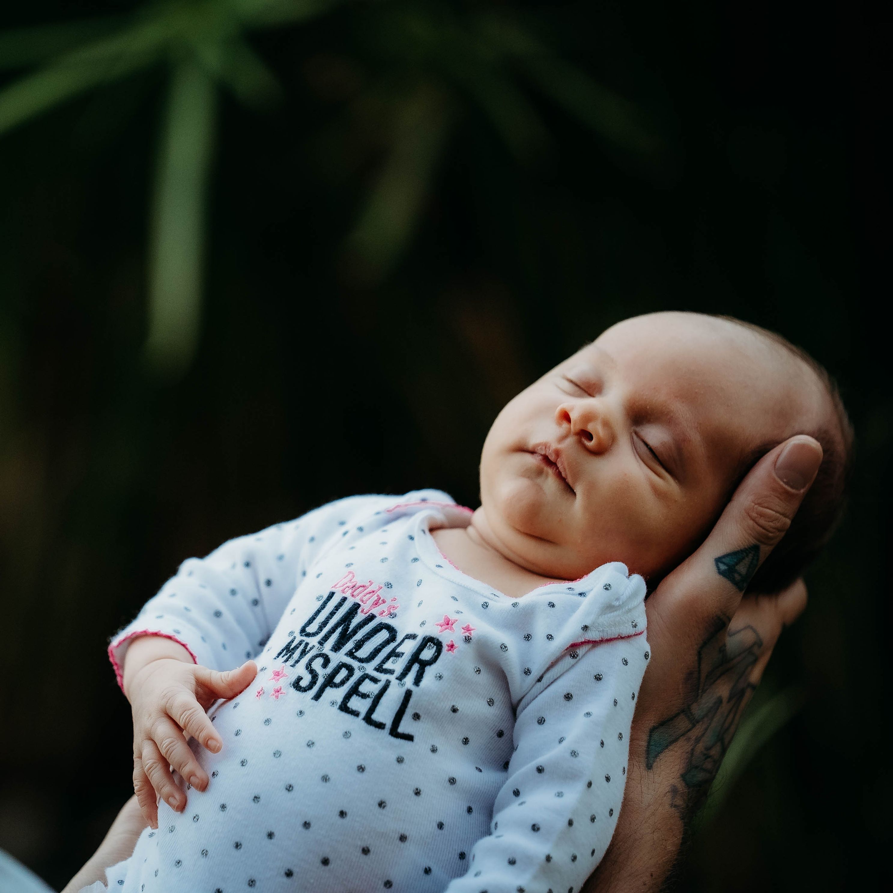 Sleeping newborn