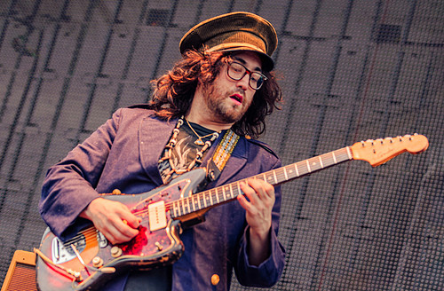 Concert photo featuring Sean Lennon in The GOASTT at Nelsonville Music Festival