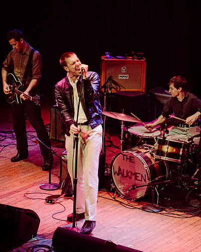 Music photography featuring The Walkmen band by Mara Robinson
