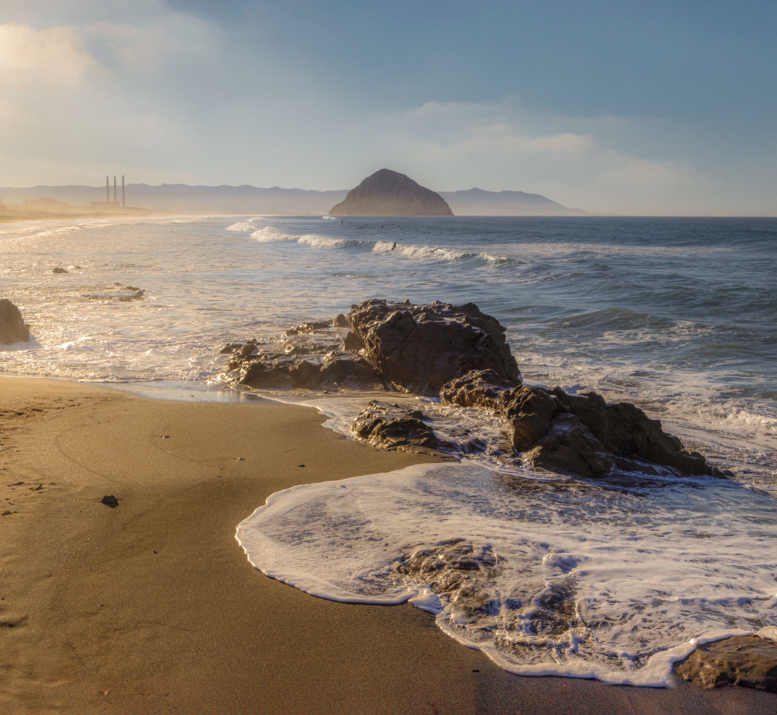 Early Morning, Morro Bay California, Central Coast landscape art photo, Tim Truby, wall art
