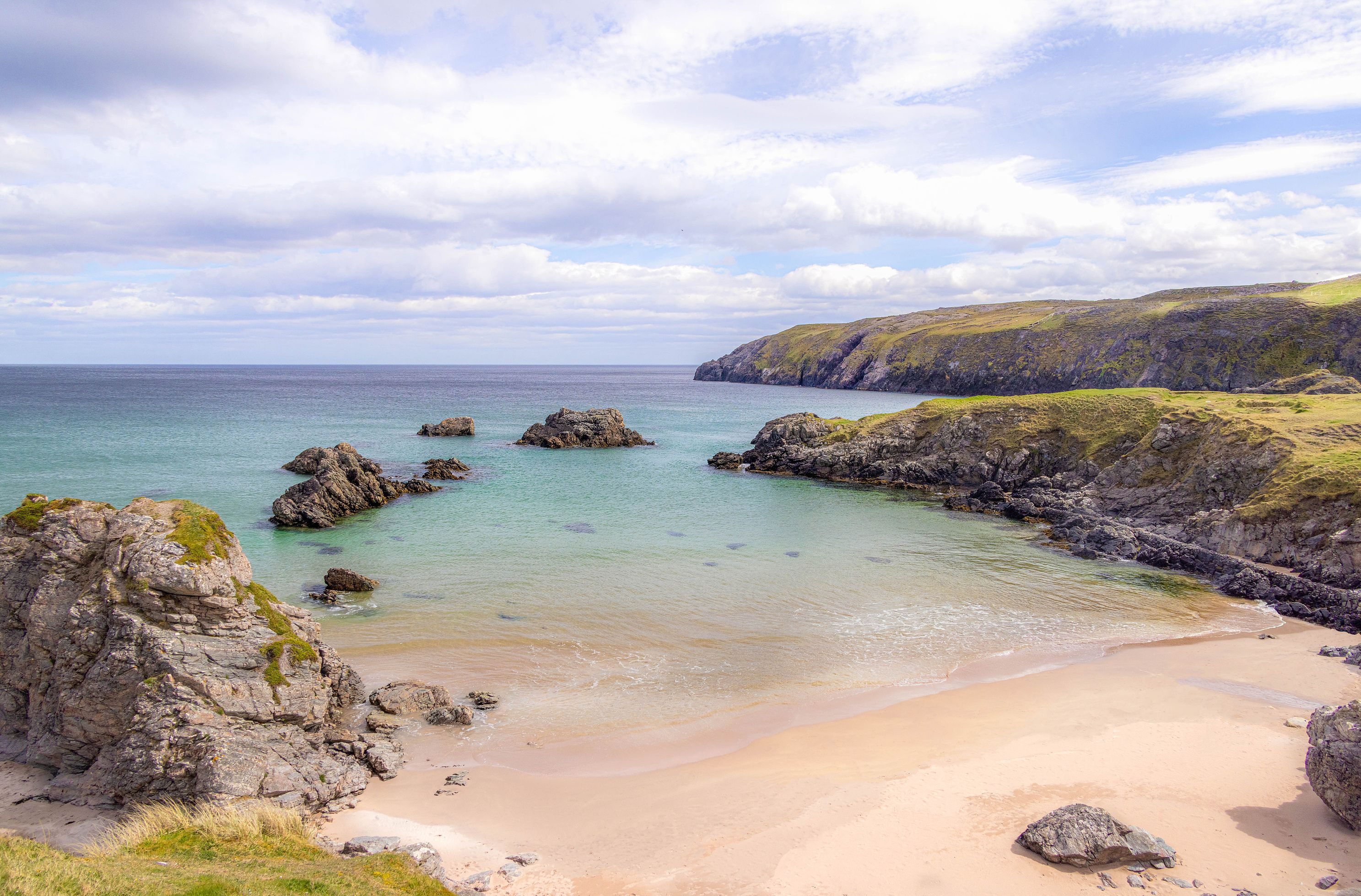 Dominos, Durness Beach