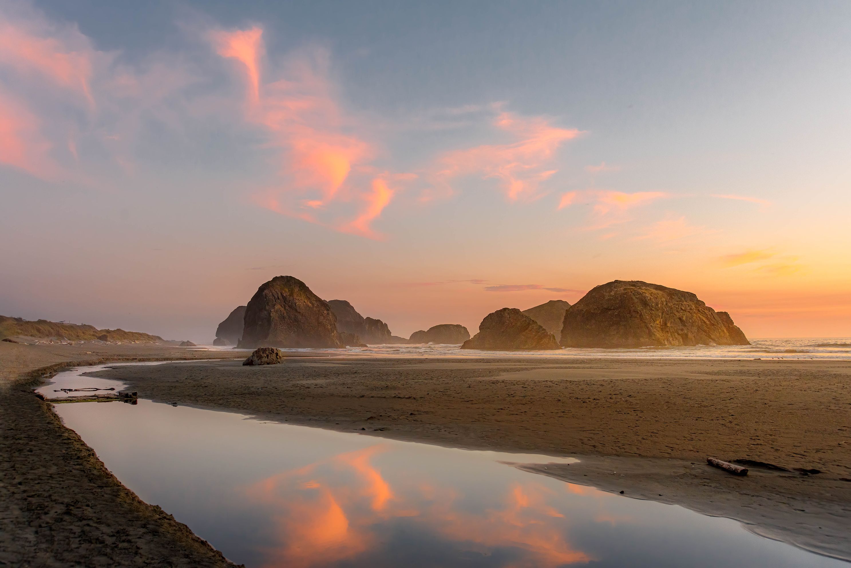 Meyers Creek Beach, Sunset