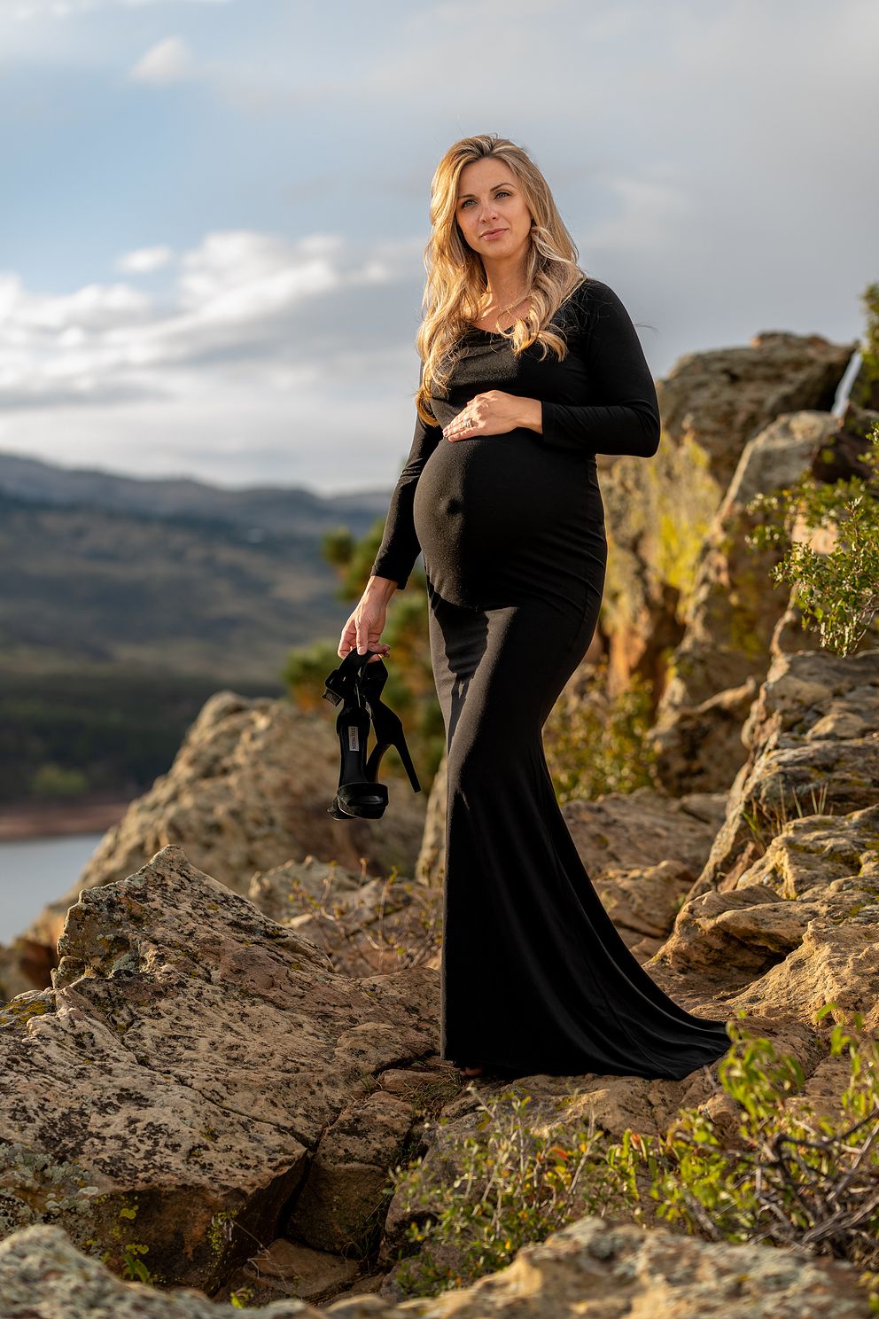 Horsetooth in Black Dress