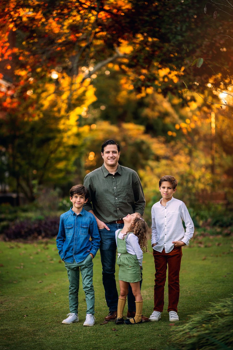 family photography in Cary park