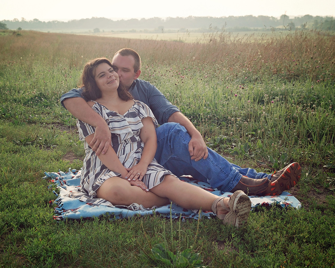 Engagement couple taken by Memories for Life Photography, LLC.