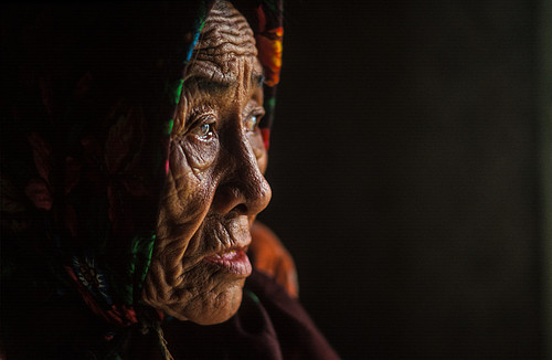 Koriak woman, Manilly, Russian Far East Shot on Fuji Velvia, Can