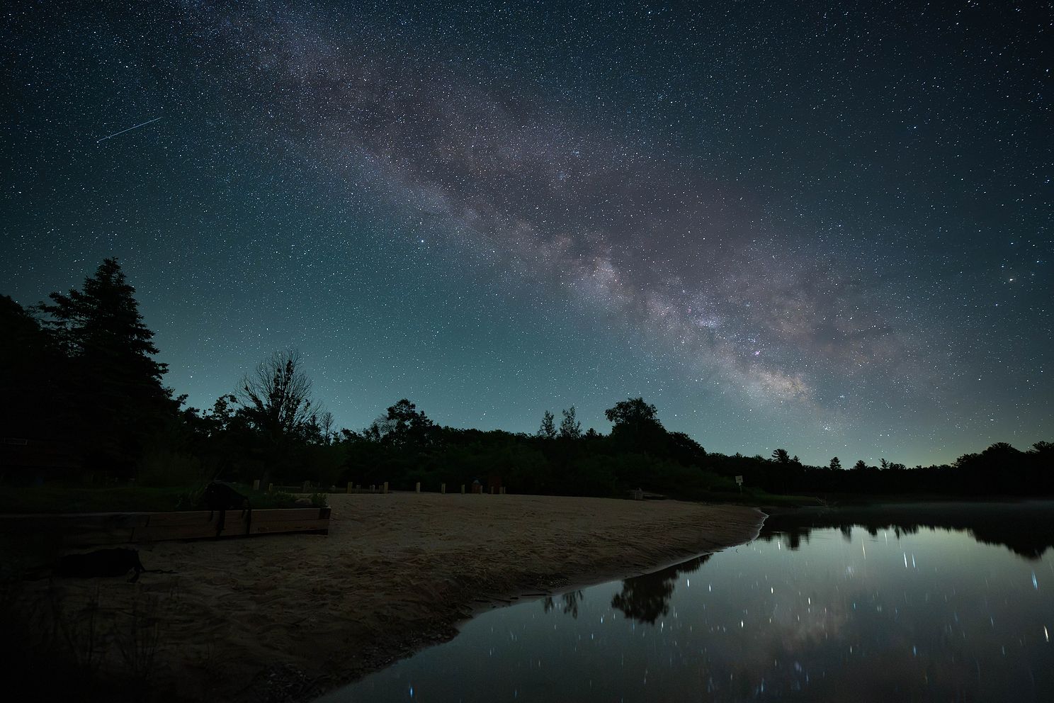 Platte River Milky Way Horizontal