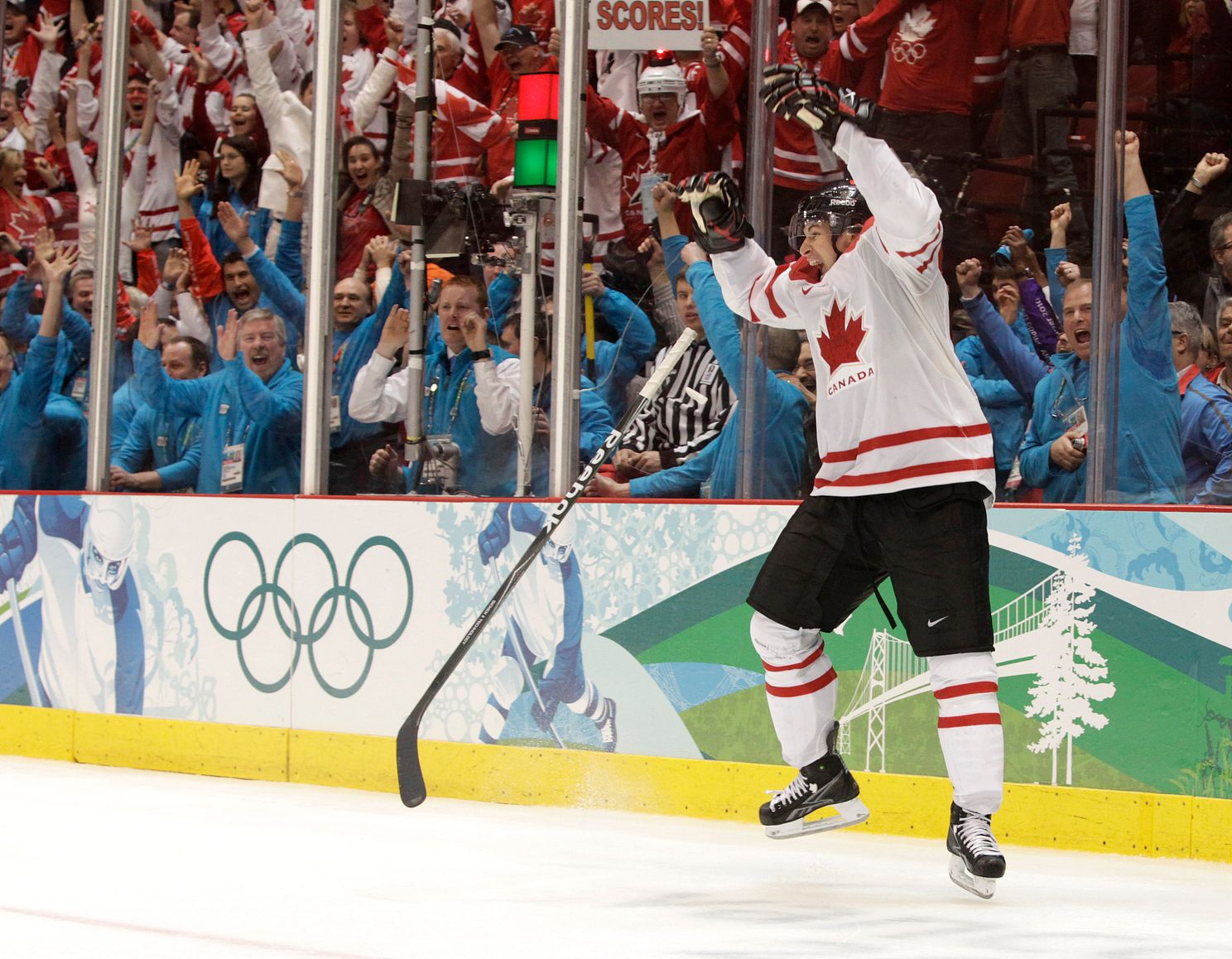 VANCOUVER BC Feb OLYMPICS HOCKEY GOLD MEDAL GAME CAN v USA Pix from the Canadian overtime