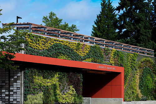 Bellevue Library Parking Garage, shot for King County Library Sy