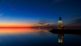 The Lighthouse in the Blue Hour