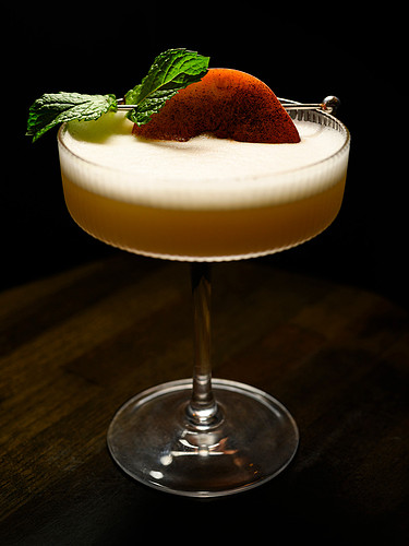 macro food photography by Mara Robinson featuring Bourbon Peach