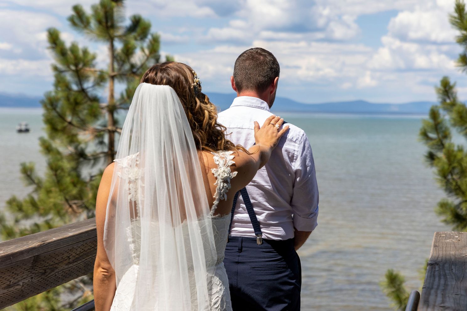 First look South Lake Tahoe photographer