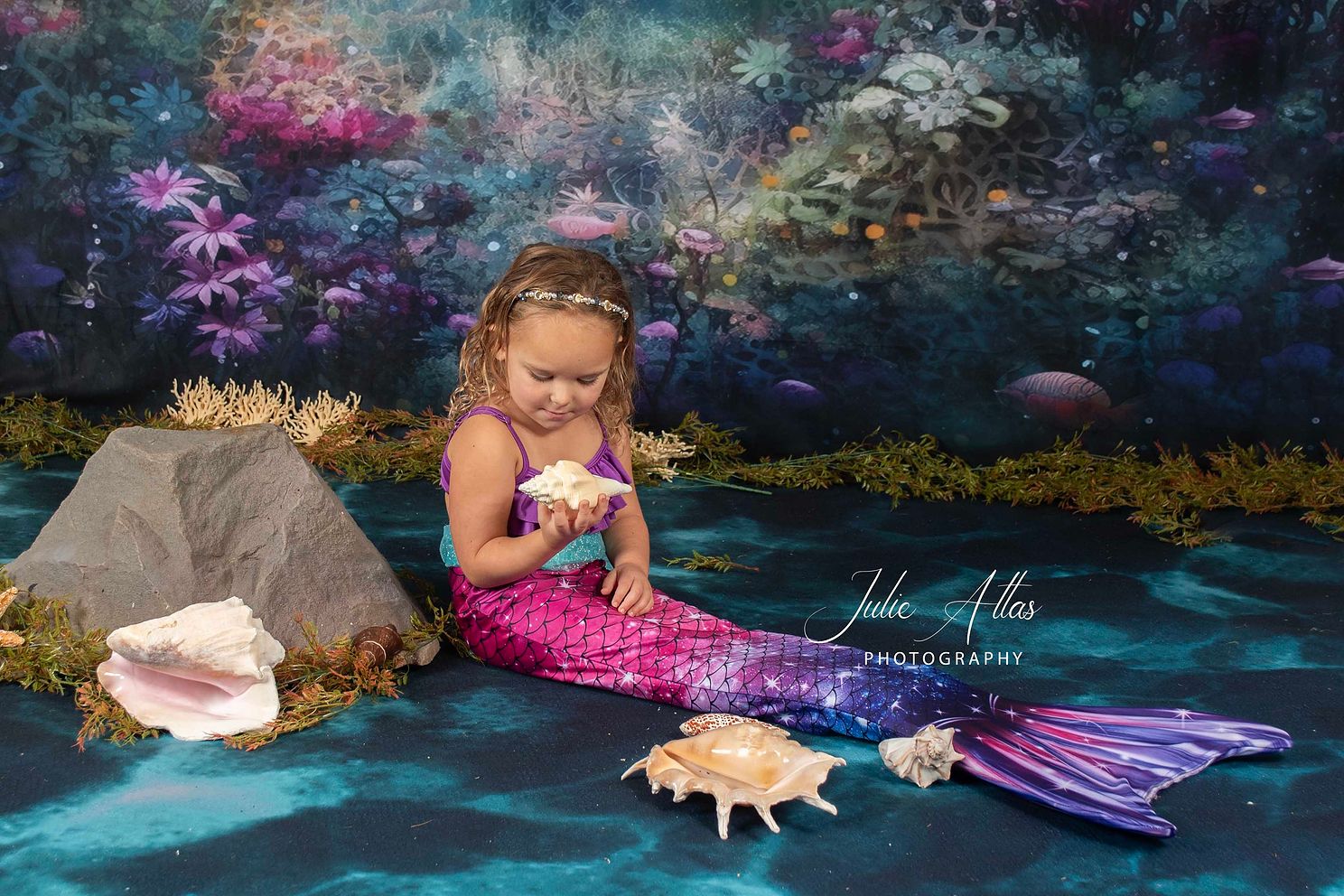 Mermaids Love Shells Portrait Photography