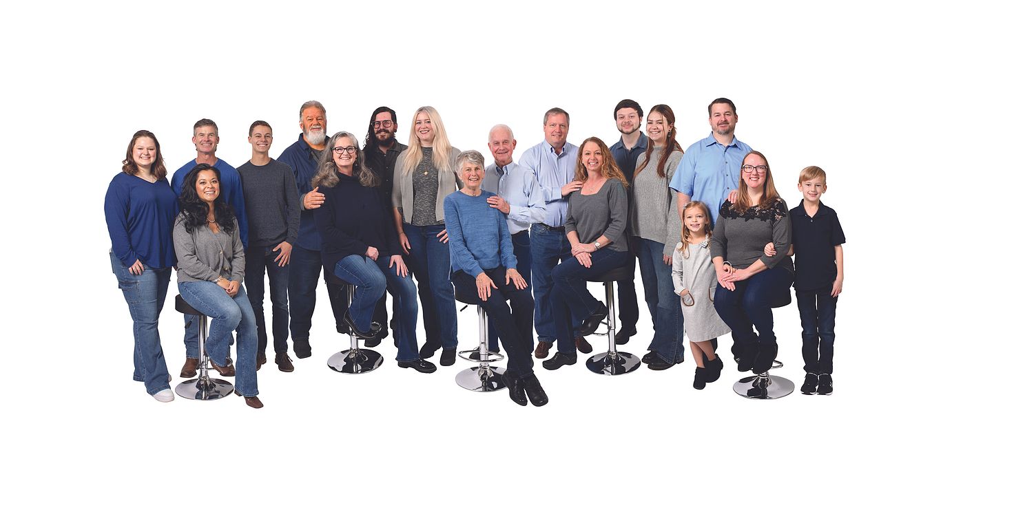 Large Family Portraits.  Yes, we can do that too!