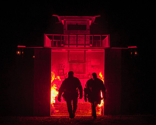 The Burning Temple fire photography
