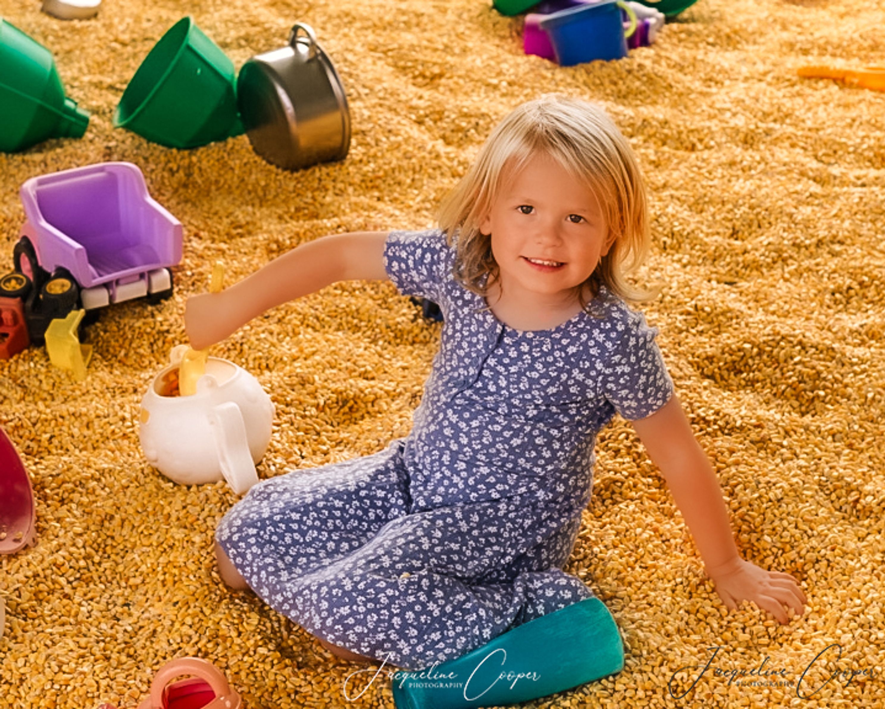 Abrielle in Corn with logojpg