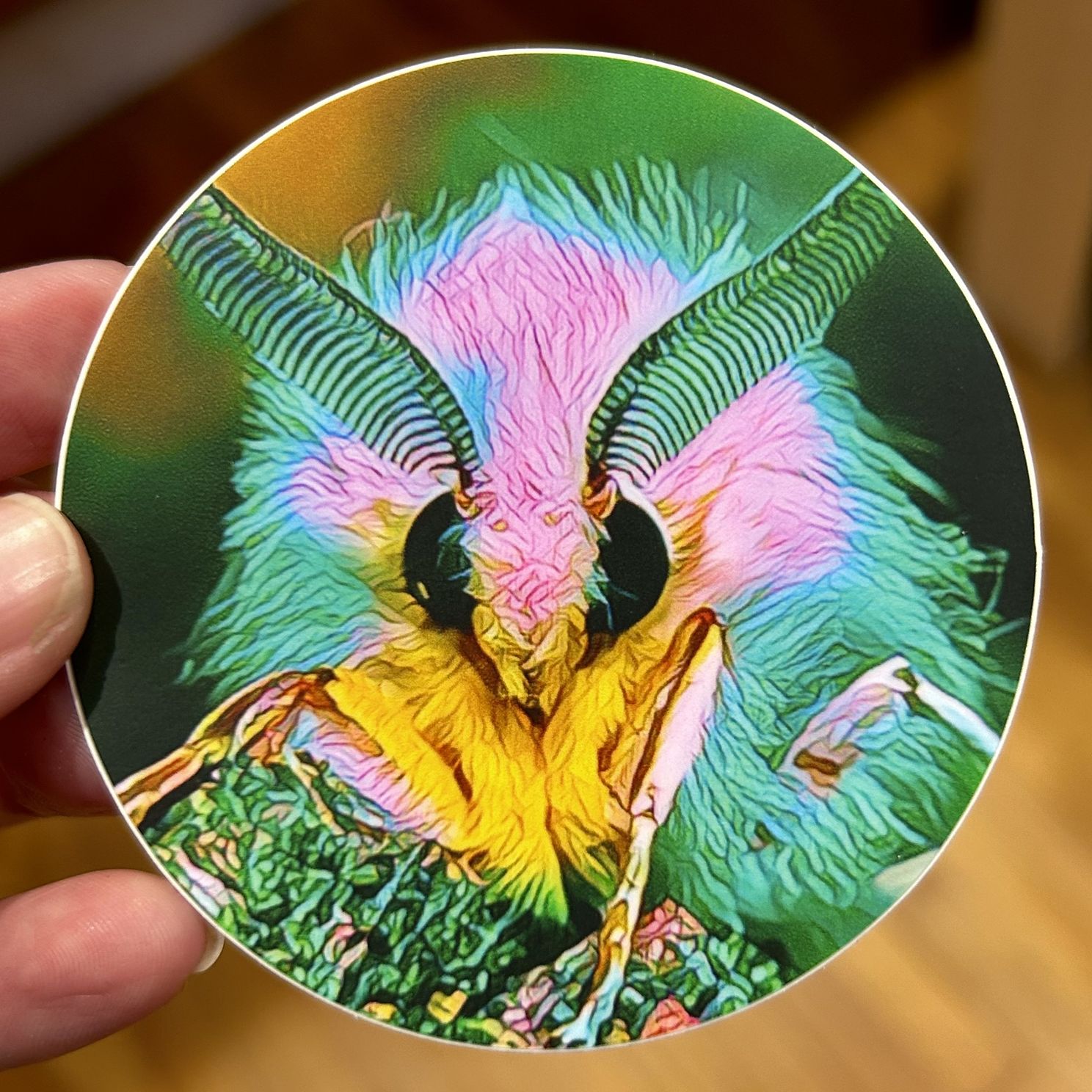 Webworm Moth Sticker