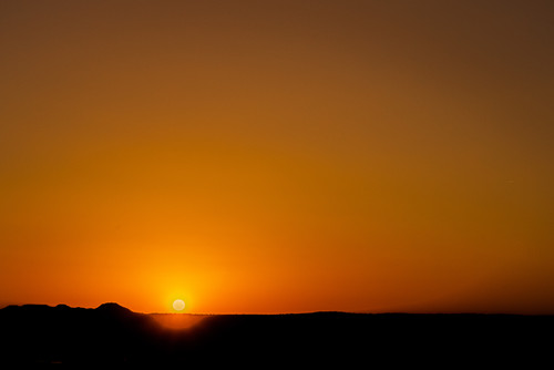 Desert Sunset  A sun sets over Canyonlands National Parkjpg