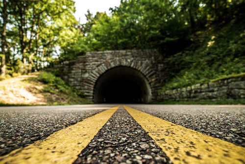 Blue Ridge Road  Tunnel on the Blue Ridge Parkwayjpg