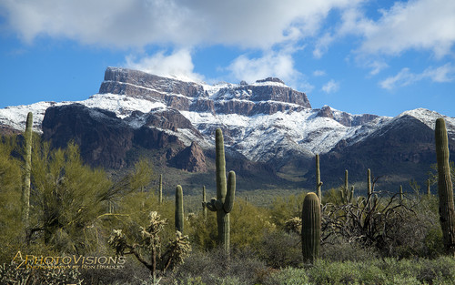 Superstition Mountains Snow
