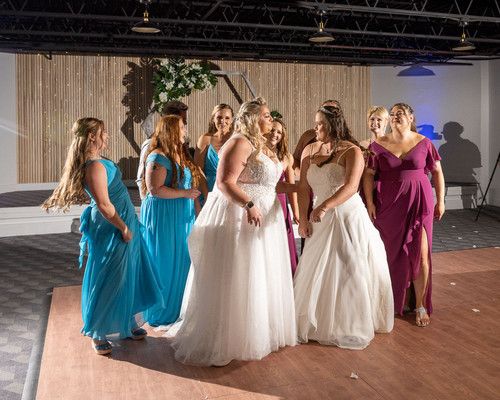 wedding reception dancing at Casey Key Resort