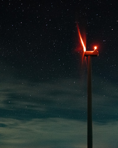 Bright Wind  A windmill under the stars in Minnesotajpg