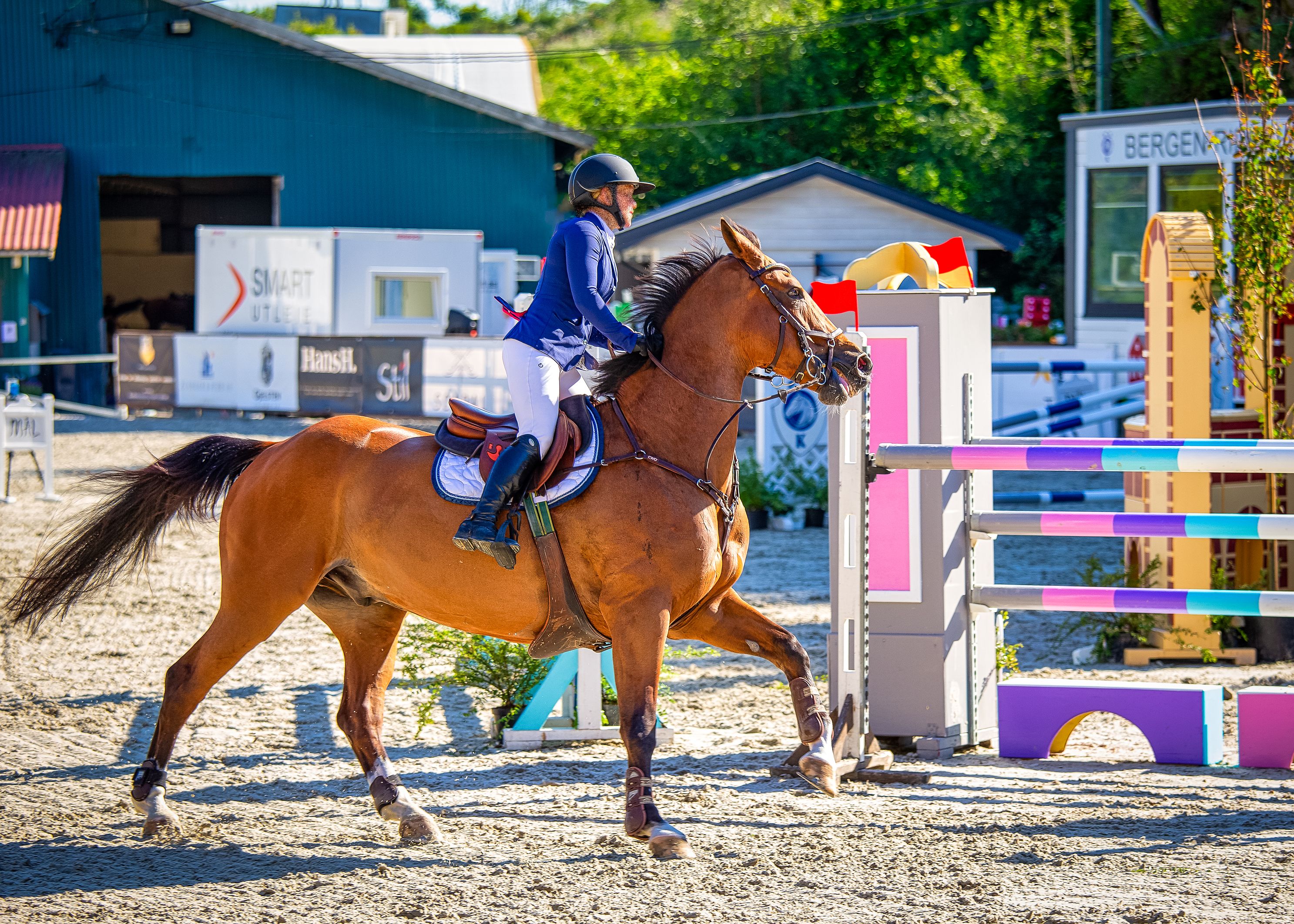 First attempt at photography of show jumping