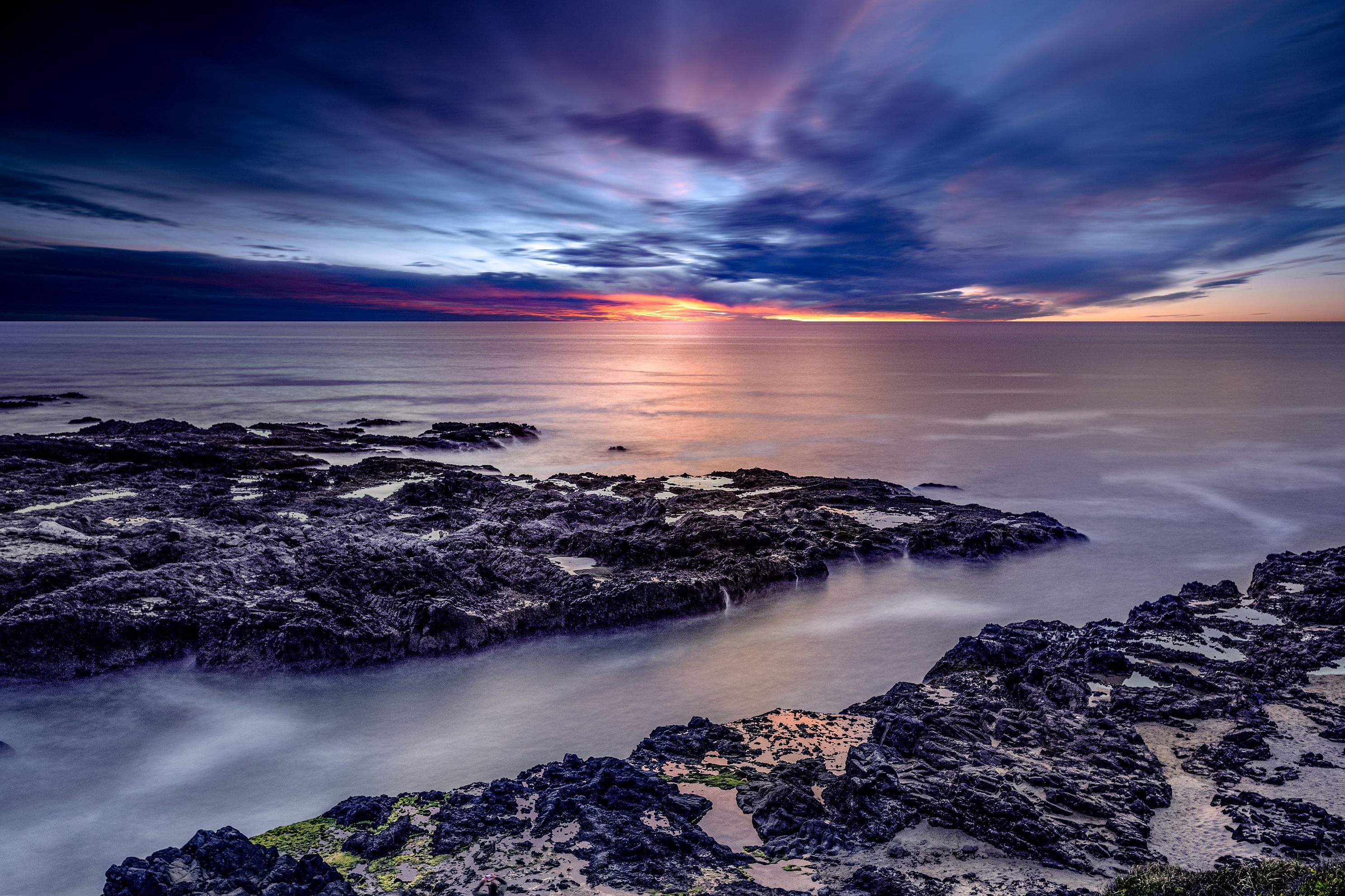 Sunset at Thor's Well