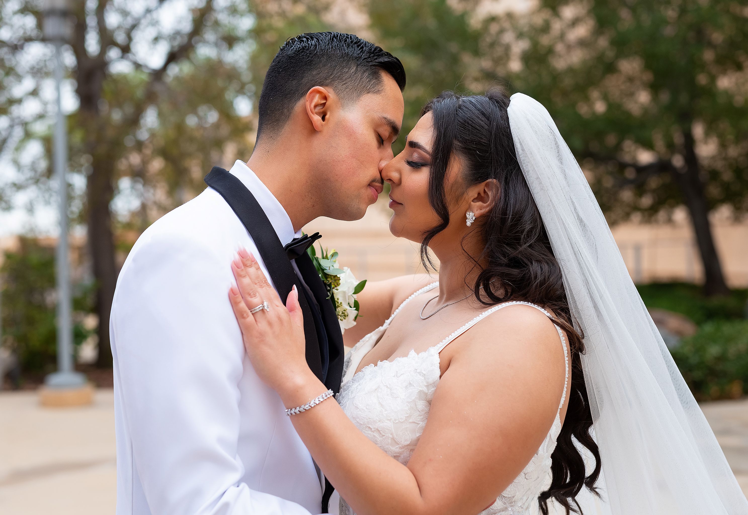 Wedding at the Cathedral of Our Lady of the Angels Catholic Church in Downtown Los Angeles CA
