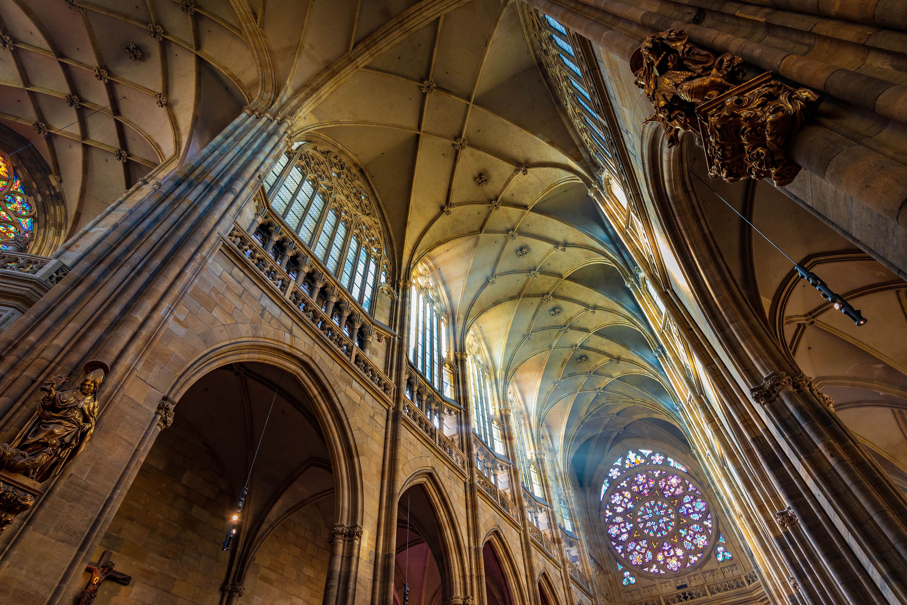 Ceiling Detail in St Vitus Cathedral